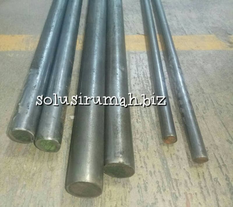 AS BESI BESI BULAT IRON POLOS 19mm 3/4" per meterlari