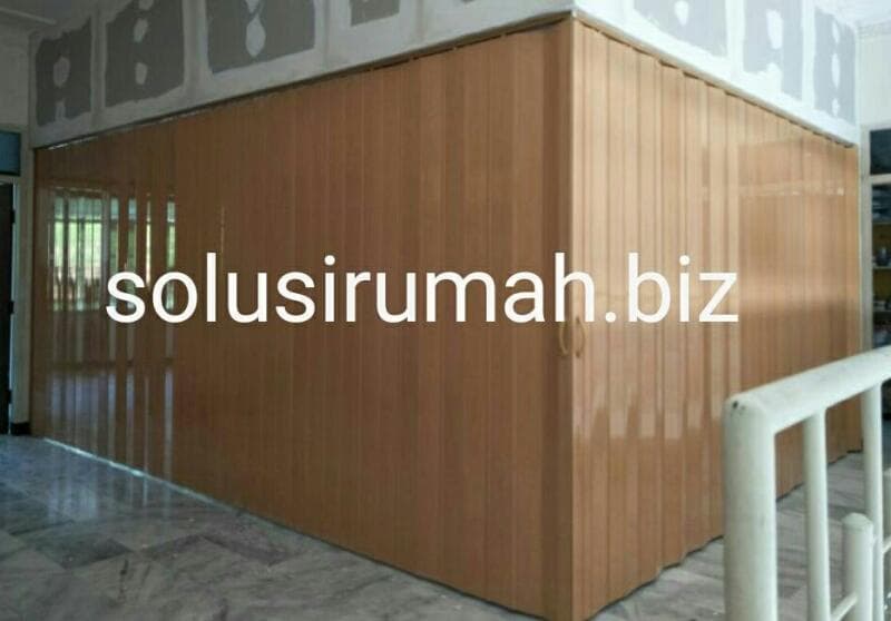 PINTU LIPAT PVC KAMAR MANDI PINTU GARASI PINTU RUMAH ukuran jadi pilih