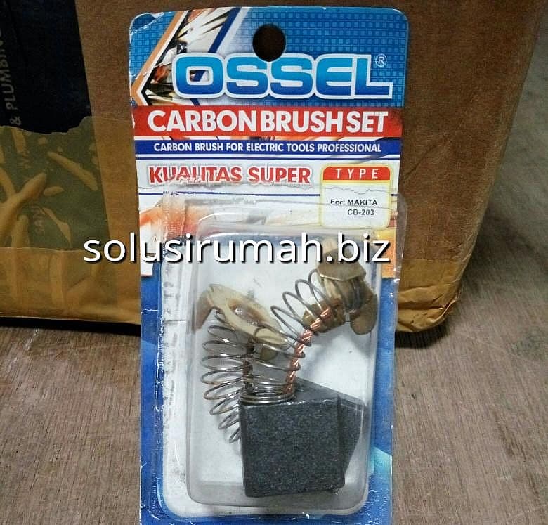 BOSTEL CB203(CIRCULAR SAW) CARBON BRUSH OSSEL/SET PASANG