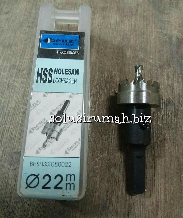 MATABOR BESI 22MM PLAT HSS WERKS MATABOR LUBANG