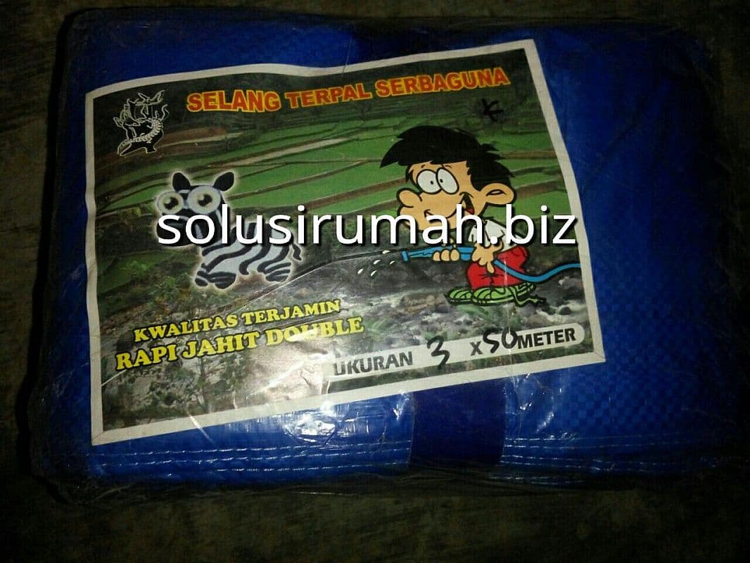 SELANG TERPAL 3"(17cm) ZEBRA 3 INCH 17 CM A1 per 25 meter