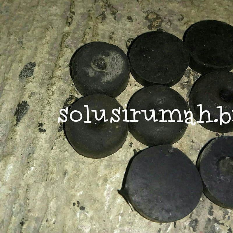 KAKI KARET BULAT SEKRUP 28MM D*T18MM SICE BESAR