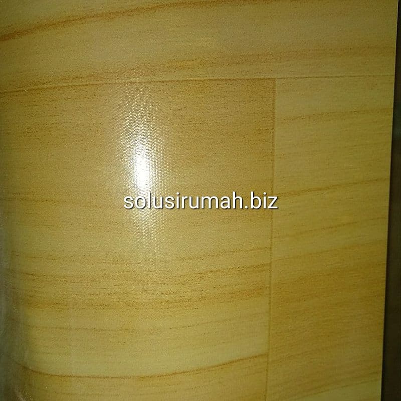 permeter vinyl rol warna kayu agak tua perlak 04 x 2m karpet per meter
