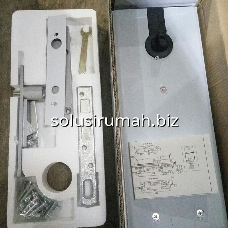 ENGSEL TANAM ALUMINIUM FLOOR HINGE KOLF KACA DOOR CLOSER SLOW MOTION