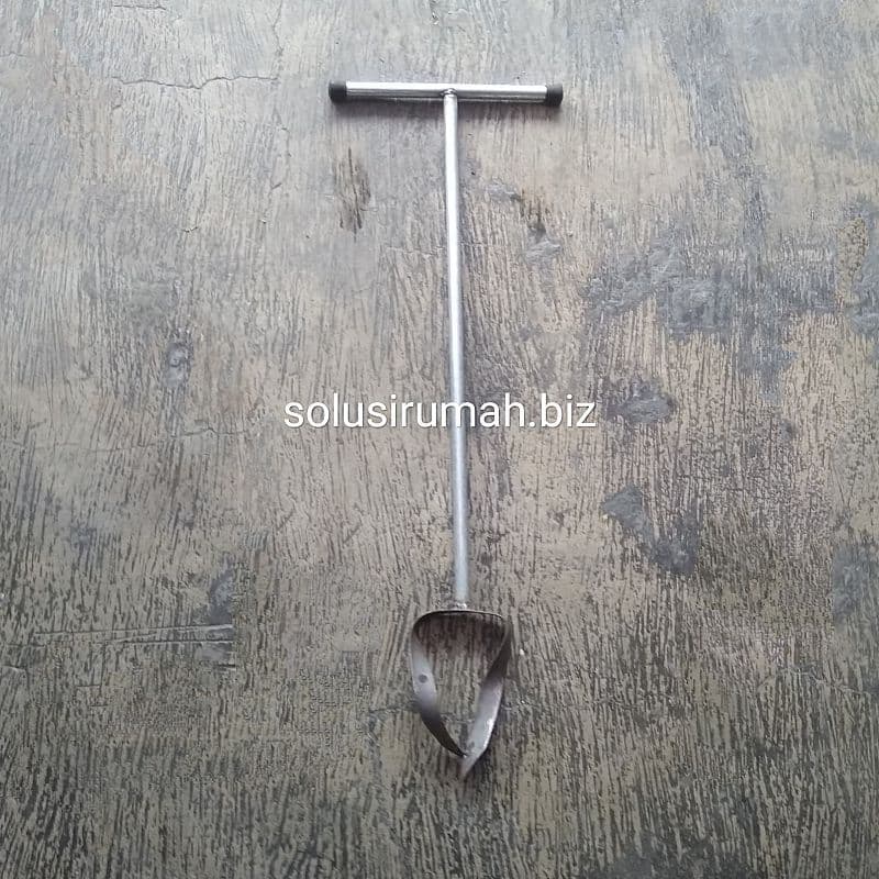 alat bor biopori pelubang tanah alat gali bor tangan 120 promo