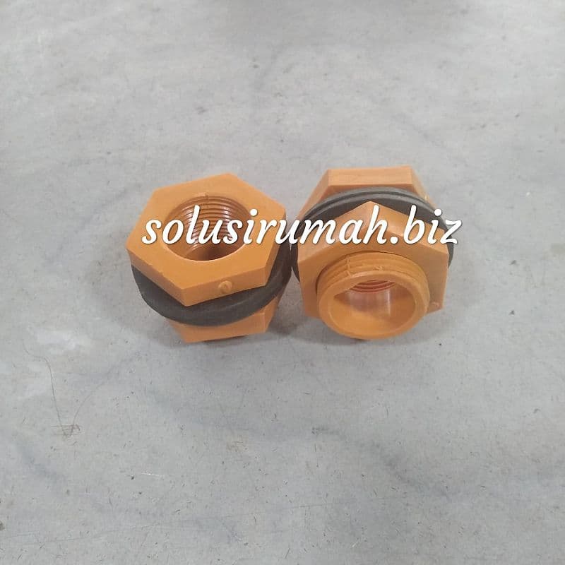 VAULT RING 1/2 FITTING TANGKI BULKHEAD orange bukan penguin kerajinan