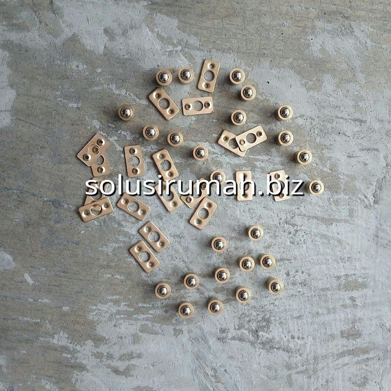 MATA AYAM PELOR 9MM KECIL LEMARI 5/16 KUNINGAN FURNITURE/1 biji set