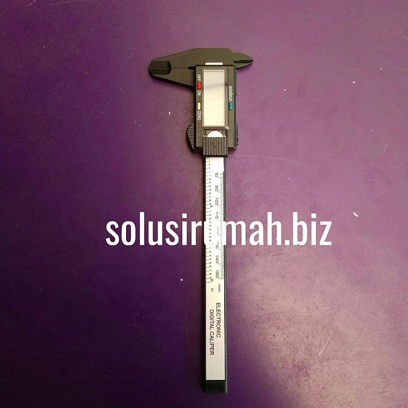 SKETMAT DIGITAL VERNIER CALIPER 6" BLACK JANGKA SORONG