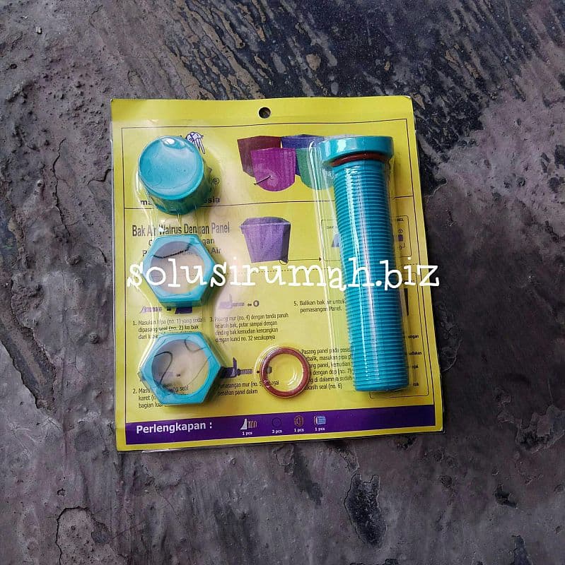 BUANGAN BAK MANDI PVC WALRUS HIJAU 3/4 PANJANG