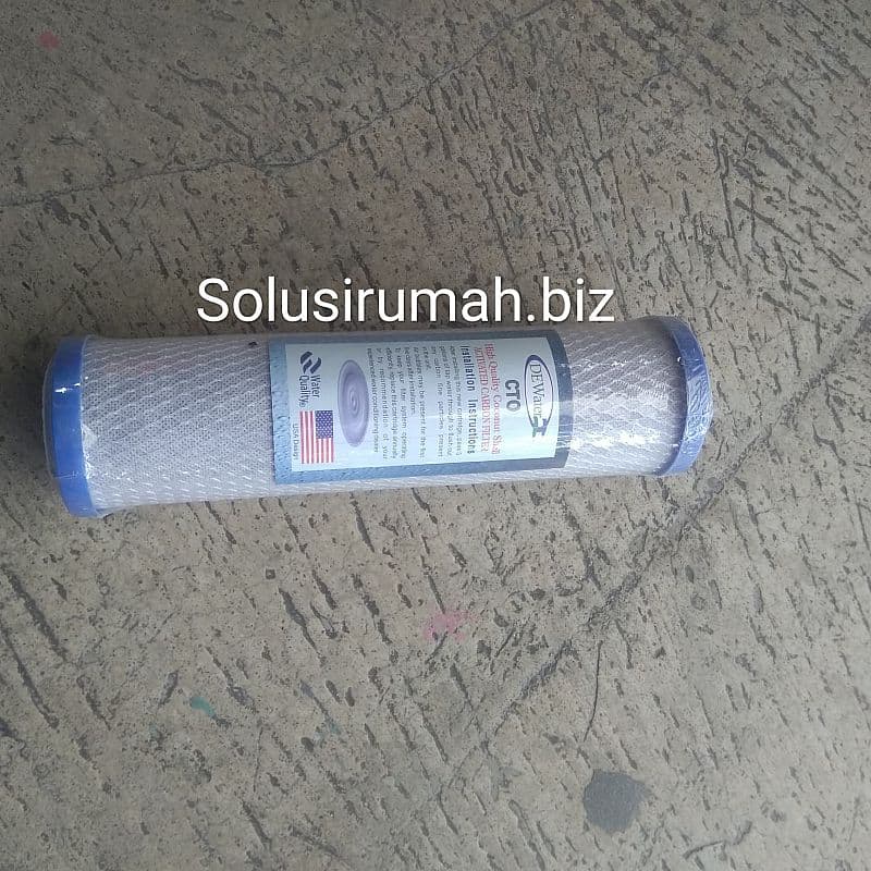 FILTER CARTRID JARING 10 INCH 10" CARBON CTO DEWATER DESIGN CBC CTO-10