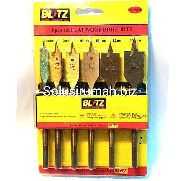 Mata Bor Kipas 6 Pcs Blitz