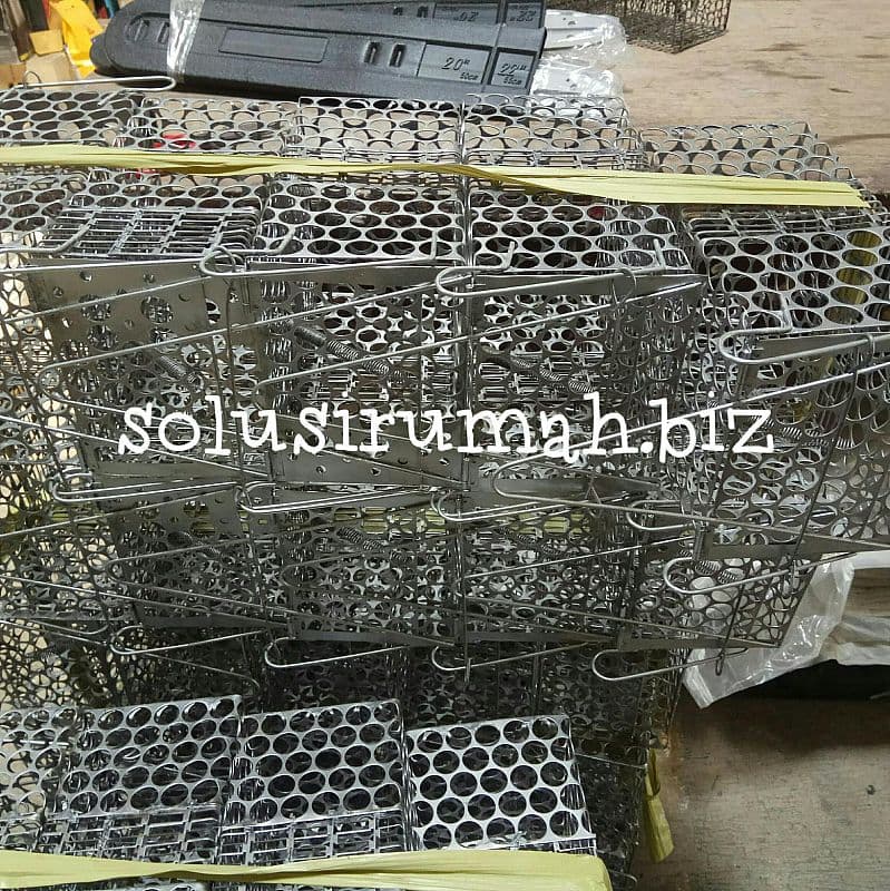 PERANGKAP TIKUS 12X16X25 LAS LASAN ENGSEL PLAT SUPER jebakan tebal