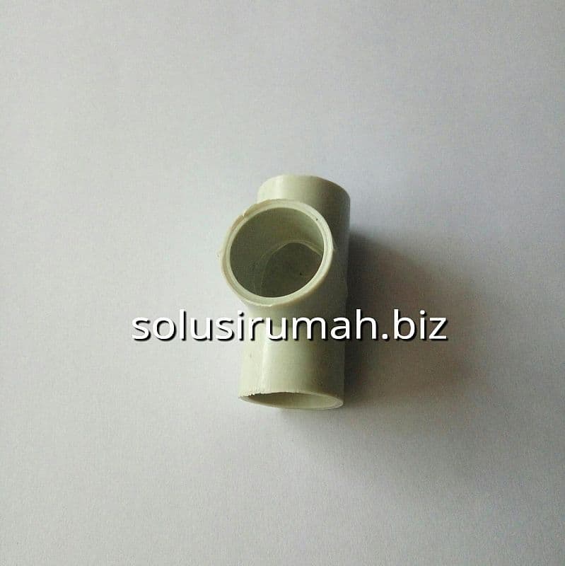 TEE 5/8 PVC PUTIH FITING PVC T 5-8 SAMBUNGAN PIPA