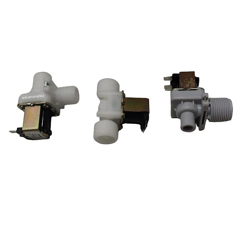 SOLENOID SELENOID KRAN OTOMATIS PILIH VARIAN LURUS BENGKOK L 1/2 X 1/2 X 3/4 ; 1/2X1/2 1/2X3/4 3/4X3/4 INCH drat tube selang pipa