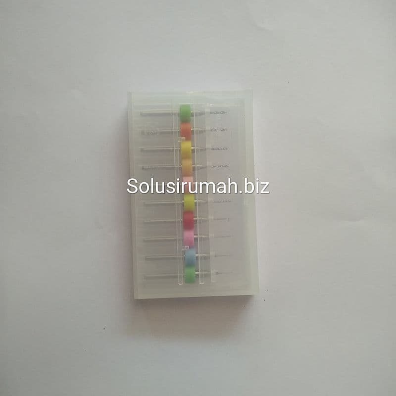MATA BOR UKIR SET 10PCS PCB 0.3-1.2MM WARNA WARNI TITANIUM NANAS MATA