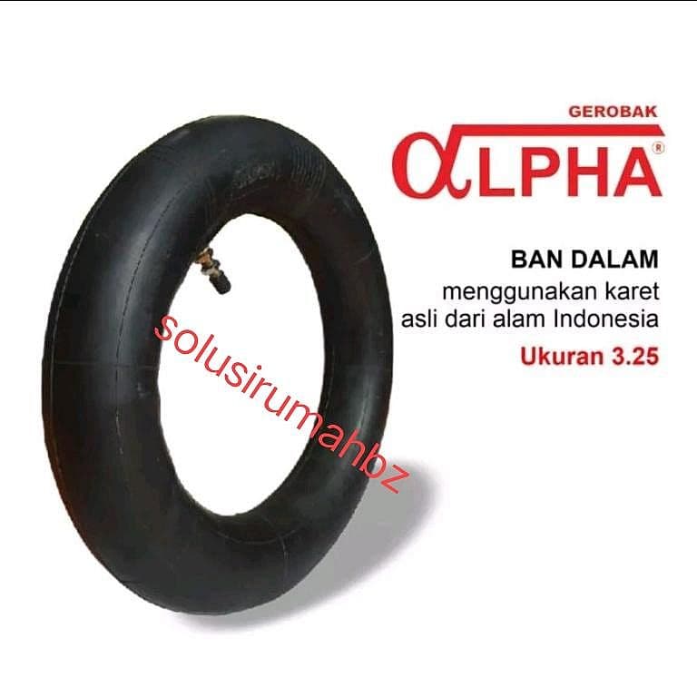 ban dalam gerobak dorong alpha menggunakan karet asli sorong angkong