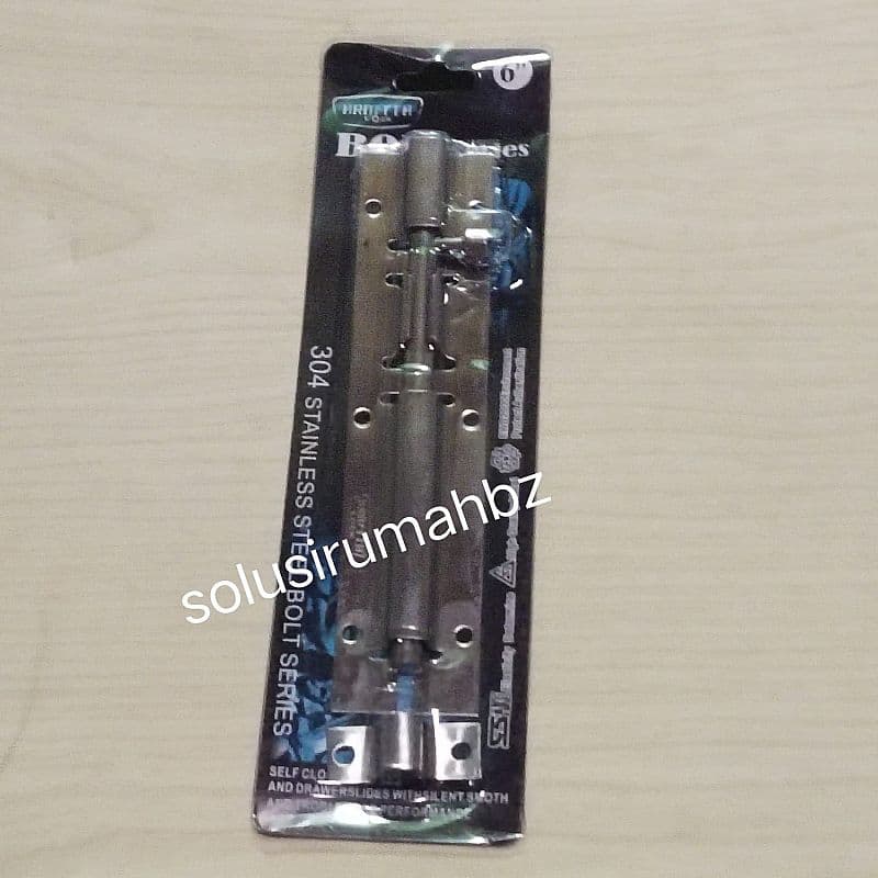 Grendel Stainless Steel 6&rdquo; ss 304 inch Slot Pintu Kamar Selot Jendela