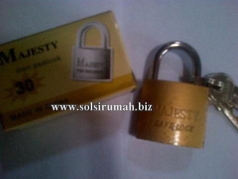 gembok cat 30 majesty kuning