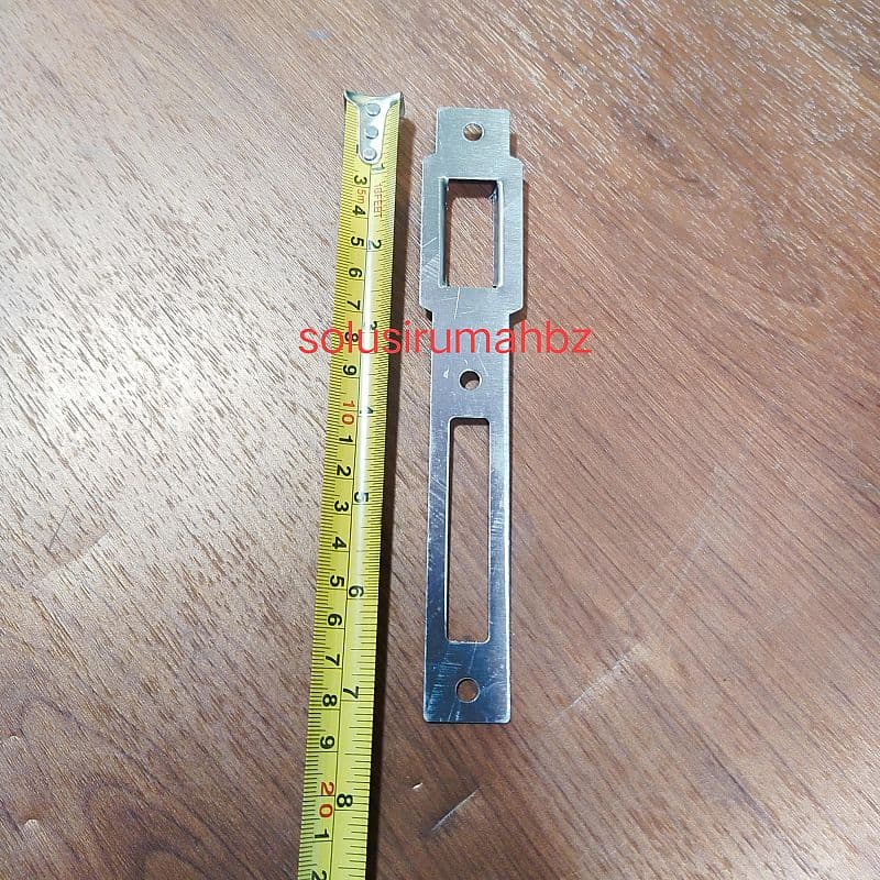 plat pemanis kunci body 18cm id 35+61mm pintu pelor kupu tarung selot