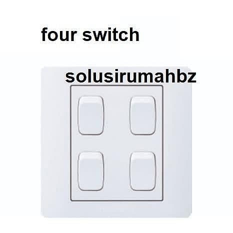 ib inbow saklar listrik tombol bulat kecil minimalis ob alat out switc