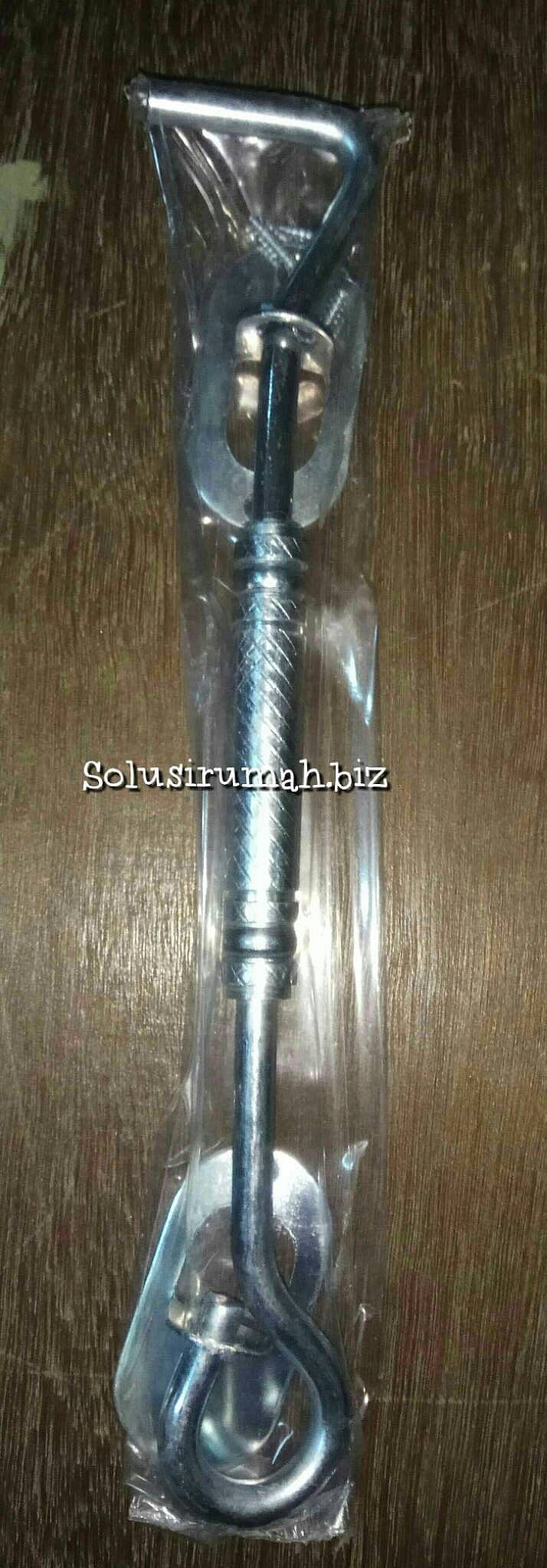 HAK ANGIN 8" BULAT SISIK CROM SILVER / 1biji