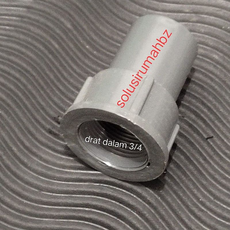SDD 3/4 x 1/2 DRAT DALAM 3/4 + POLOS 1/2 DRAT 3/4 F PVC SDD 1/2x3/4