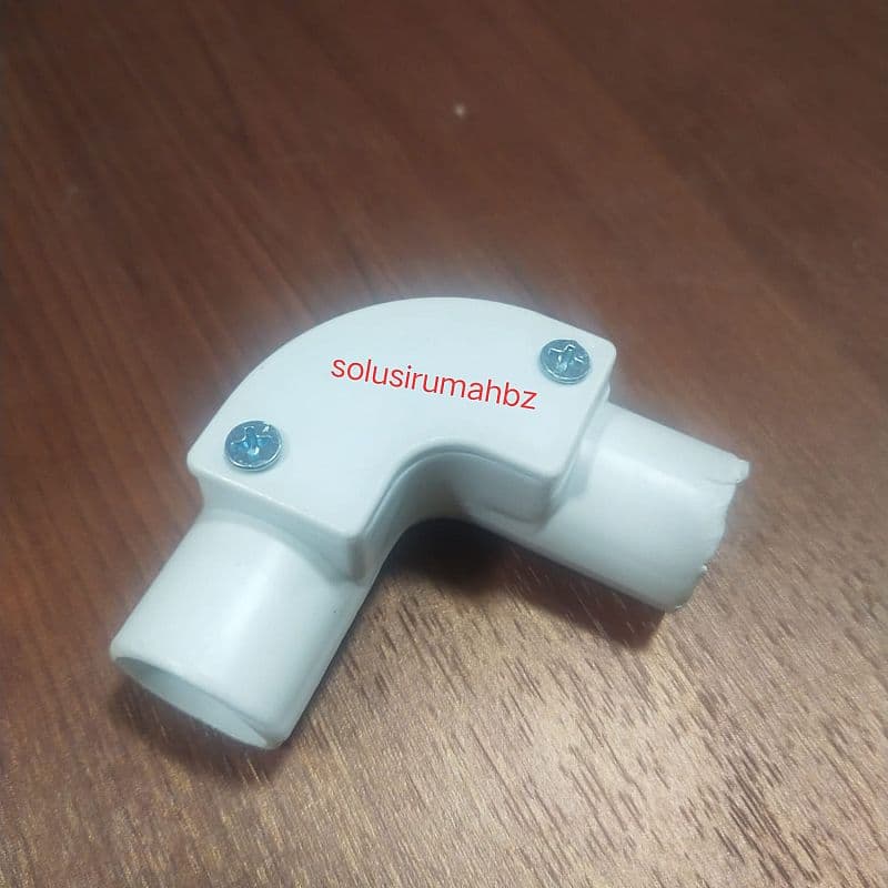 KNEE CONDUIT 20MM ELBOW 20 mm konduit listrik kotak base u/ pipa putih