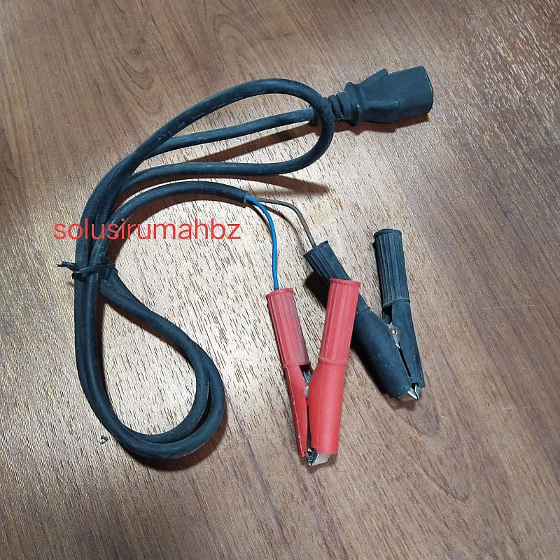 JEPIT AKI + KABEL POWER 3 LUBANG CATOK AKI ACCU STOP STEKER charger