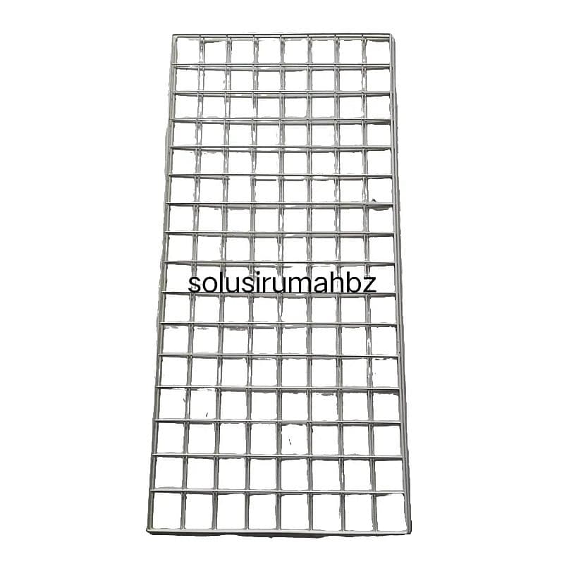RAK RAM 45*95 BACKMESH PUTIH COATING TANPA TIANG