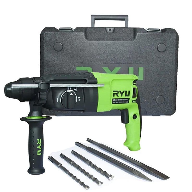 MESIN BOR HAMMER DRILL 850W BODY BESAR 26MM TEKIRO RYU rotary hammer