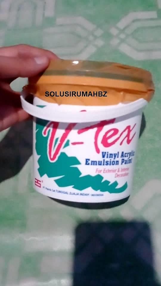 CAT TEMBOK V-TEX 1KG INTERIOR DAN EXTERIOR BERBAGAI WARNA