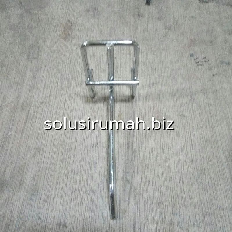 GANTUNGAN 10CM 6MM SINGLE RAM HOOK SWALAYAN CHROME KAIT 3.8MM