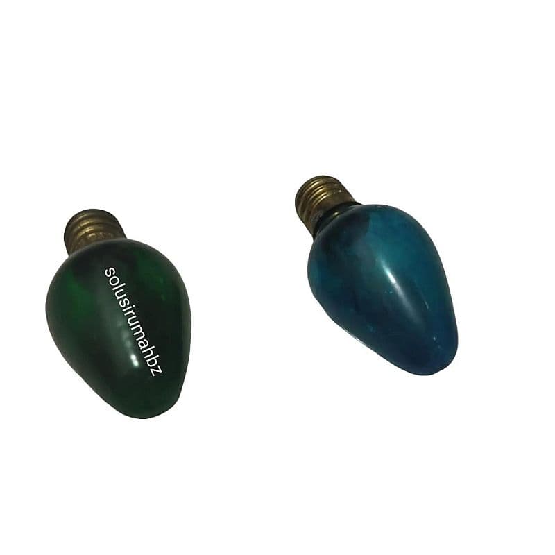 PER BIJI LAMPU LOMBOK DOP LOMPOK CABE HIJAU E12 LAMPU MINI E 12