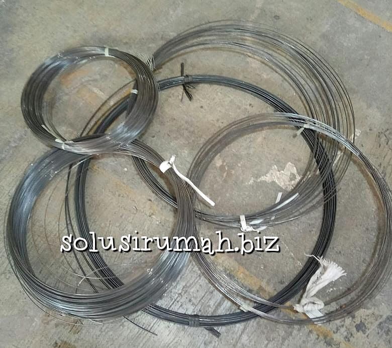 KAWAT TALI PEER 2MM HITAM TAIWAN BAJA