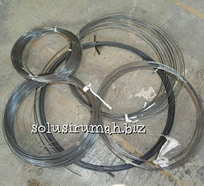KAWAT TALI PEER 3MM HITAM TAIWAN BAJA  /M1LARI