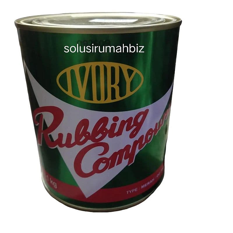 Ivory Merah 1 Kg Rubbing Compound Kompon Kompone Pasta Pembersih Pengkilap Penghilang Baret Goresan Oksidasi Mobil Motor DULU KUNING