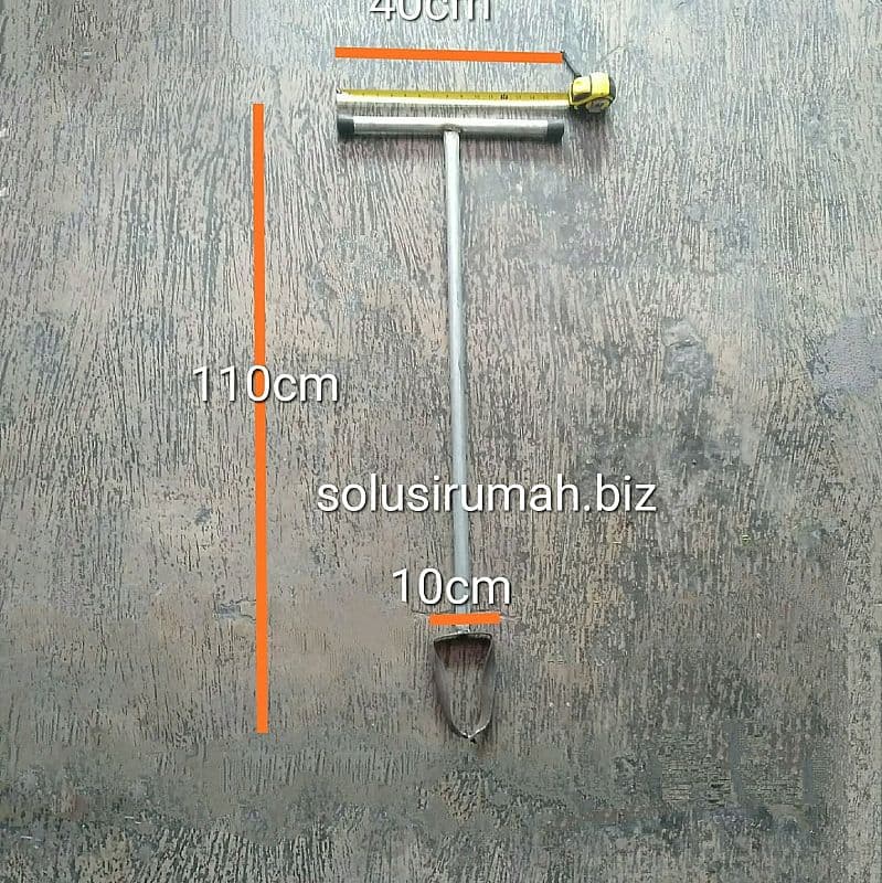 ALAT BOR BIOPORI KEPALA 10CM PELUBANG TANAH ALAT GALI BOR TANGAN