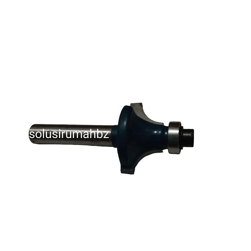 ROUNDING OVER BIT 1/4 x 6.35MM 6mm 6 mm biru merah kuning MATA PROFIL ROUTER profile kayu router bits flush trimmer hpl round over