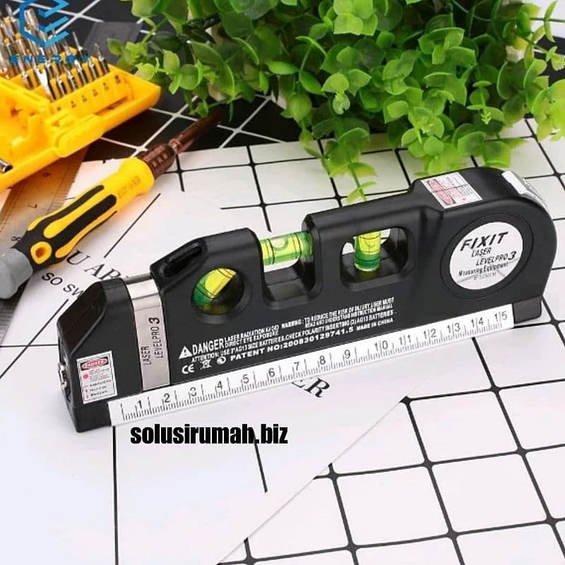 LASER LEVEL PRO METER WATERPASS LASER MEASURING TAPE ALL IN 1 MULTIFUN