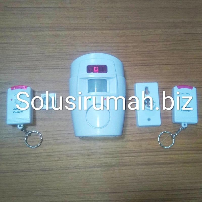 BEL MOTION SENSOR 8M GERAK BUNYI REMOTE CONTROL DUAL ANTI maling alarm