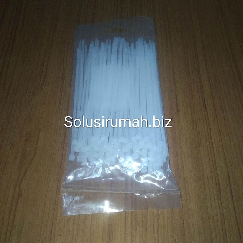 KABEL TIE 15CM 2.5 PUTIH 150 CABLE TIES PENGIKAT DASI PAK 100BJ PACK
