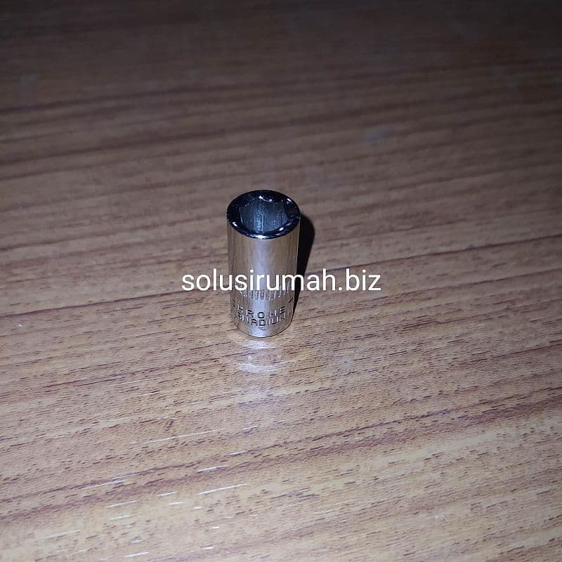 KUNCI SOK ONLY 1/4 X 7MM 7 MM CRV KEPALA SOCK SOCKET (SPARE) DARI 46PC