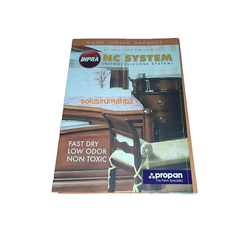 KATALOG CAT PROPAN POLITUR IMPRA NC SYSTEM NITROCELULOSE CONTOH WARNA