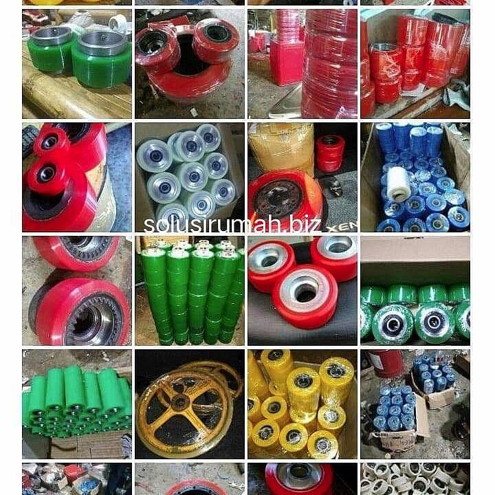 iklan pesanan custom roda plastik karet scaffolding tangga pvc rubber