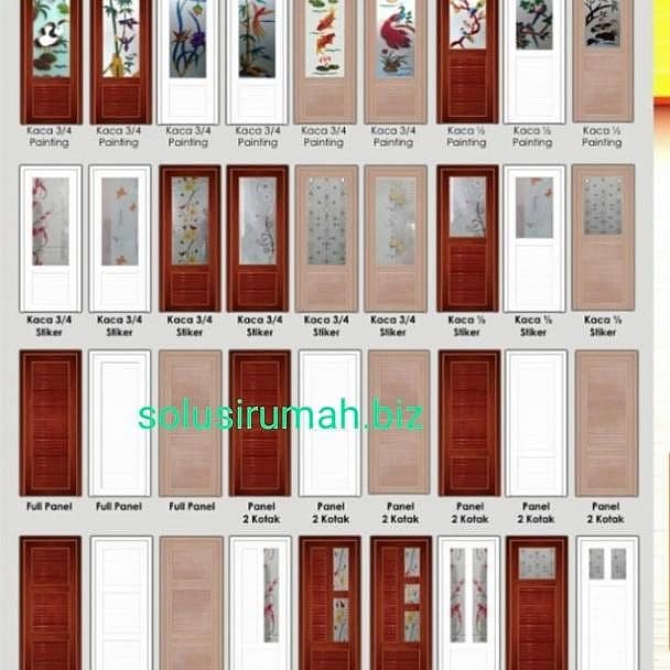 iklan PINTU PVC kusen super model aluminium upvc custom ukuran model