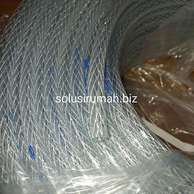 SELANG 1/4 HP permeter 1m BENANG NILON TEBAL 1/4" HOSE HIGH PRESSURE