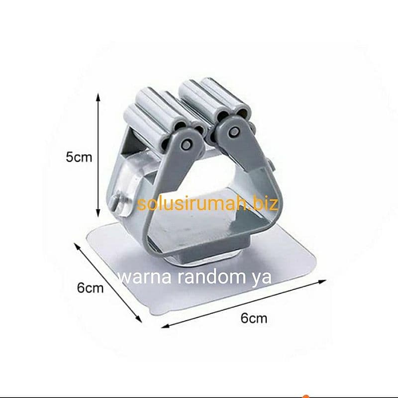 klip penjepit gantungan sapu kain pel mop broom holder hanger hook
