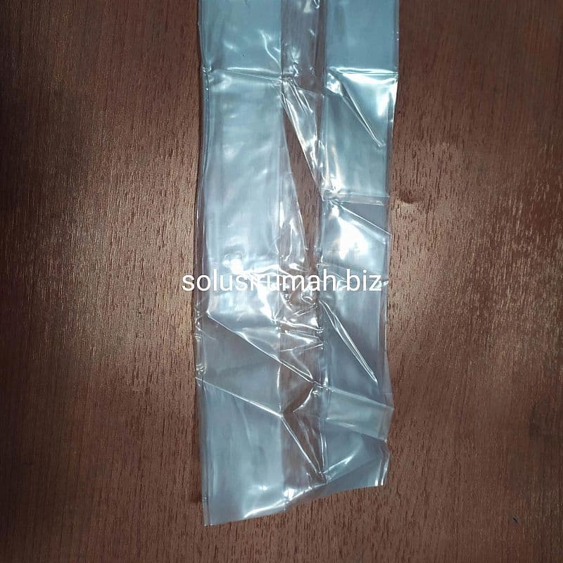 SELANG PLASTIK 4 INCH 1m permeter 100 X 08 MM 4" PE LINER BENING TRANS