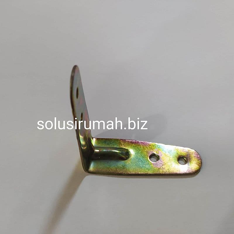 SIKU PENYANGGA BESI L 25 MM X 25MM 2.5CM AMBALAN PAPAN DINDING TEMPEL