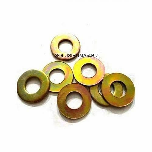 Ring Plat M5 PER 1PCS Washer Plat KUNING 5MM 5 MM PERPCS 5MM FLAT